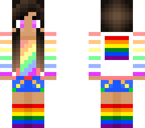 long hair rainbow pride