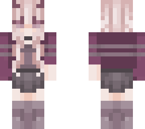pulled up sleeve dark pink