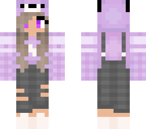 purple eyed wolf girl