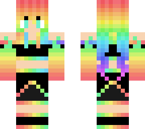 rainbow girl