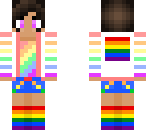 short hair rainbow pride