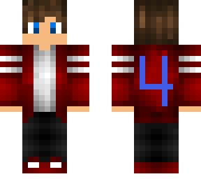 average high school guy with 4 on back