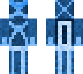 blue power suit