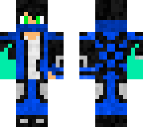 blue twin with fire arm
