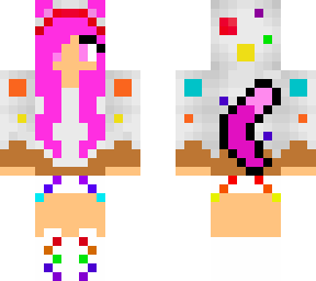 cute cake girl pink/catgirl edit