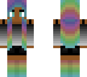 dark rainbow/holographic girl v2