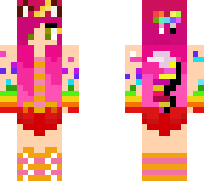 fox girl birthday (rainbow unifox)