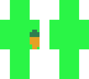 green screen man /w carrot
