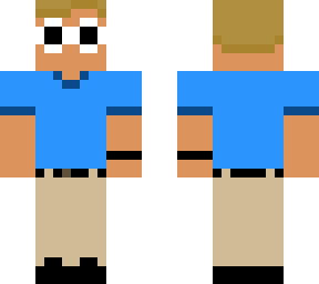 he got da blue shirt