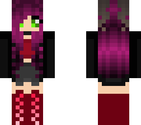 purple hair girl