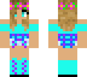 teal flowers on flower girl