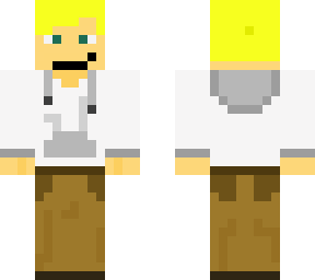 white hoodie man