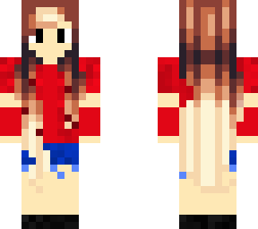 woman in red