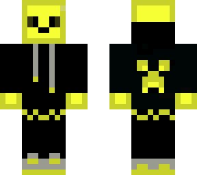 yello slime with hoodie