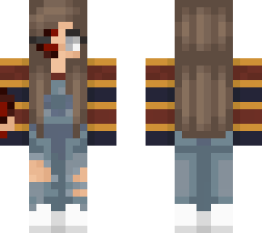 zombie girl (i didnt make the normal girl)