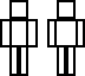 3d outlined man