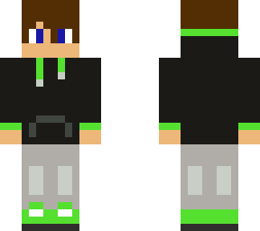 black and green hoodie kazman03's