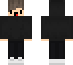 black hoodie