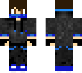 blue and black hoodie