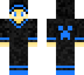 blue hoodie boy