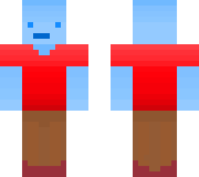 blue in red