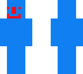 blue man