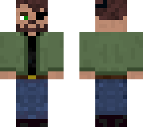 bomber jacket man eyepatch