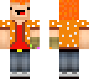 burger man with gauntlet