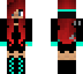 gamer girl red hair