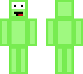 neon green outlined derp