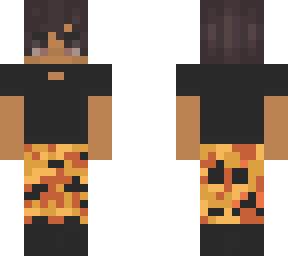 orange boy with changed clothes
