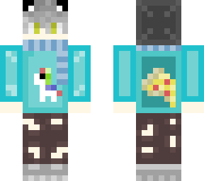 pizza rainboy bear boy blue