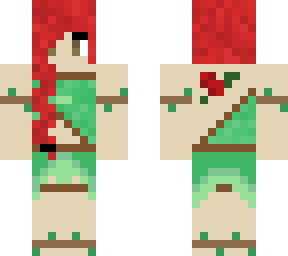 red haired nymph girl