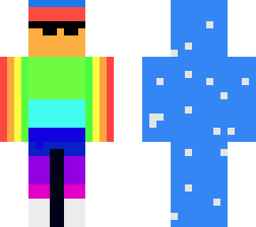 the rainbow bucket man