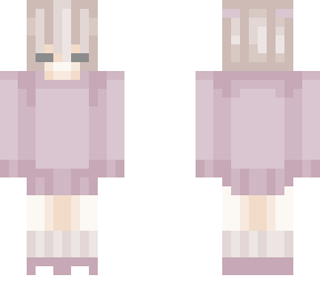 white hair pastel girl