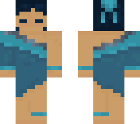 ancient warrior in blue