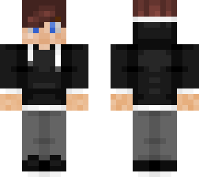 black hoodie