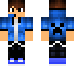 blue boy with mic