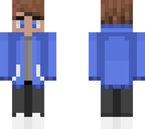 blue hoodie