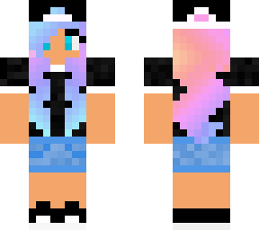 edited rainbow hair girl