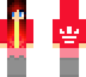 evelyn (red hair) (red adidas coat)