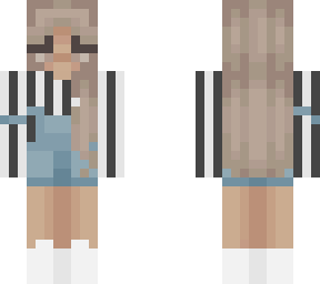 kaneeey striped overalls
