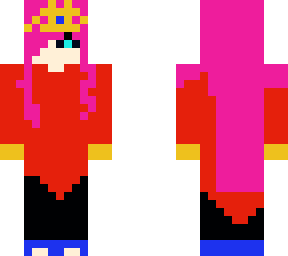 my little sister wanted to make a skin