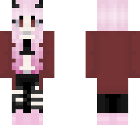 pink hair girl