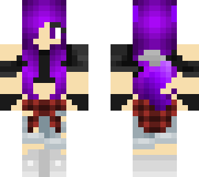purple hair girl