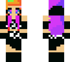 rainbow cute goth girl