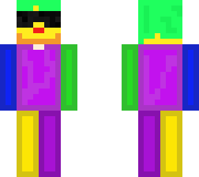 rainbow duck w/ sunglasses