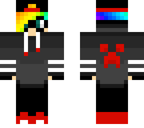 rainbow hair darker version