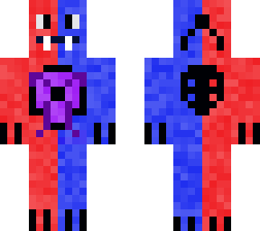 blue and red