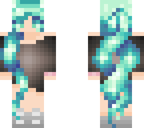 blue hair twirl